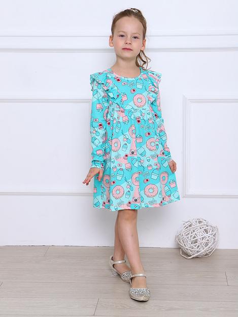 Платье «Алсу» ментоловое опт фото 5