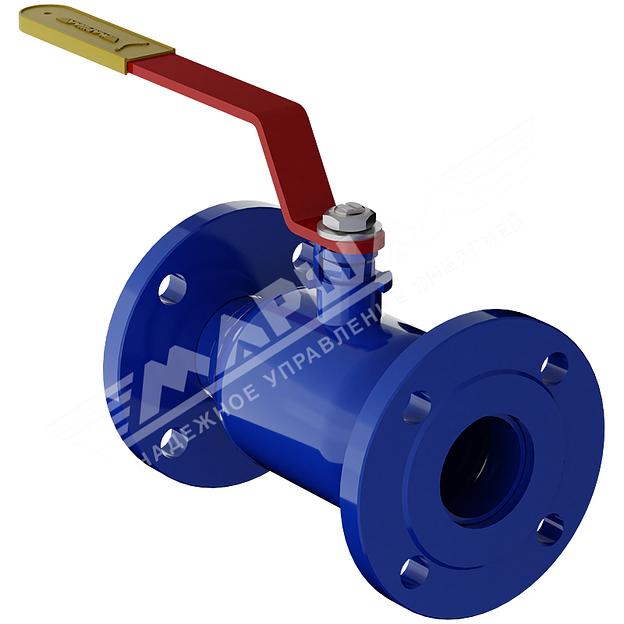 Кран шаровой полнопроходной фланцевый с рукояткой, Ду от 10 до 200 мм фото 1