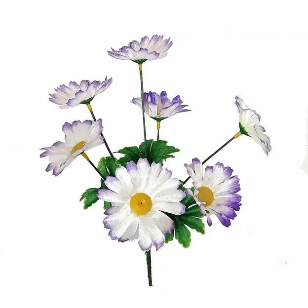 Букет ромашек 7 голов 31см 357-170 фото 1