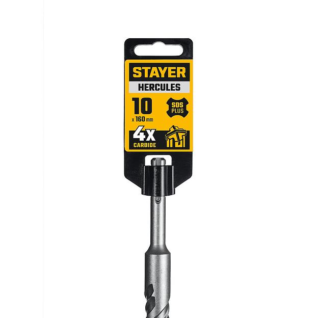 STAYER HERCULES-4Х 10x160 мм, SDS-plus бур (29290-160-10) фото 6