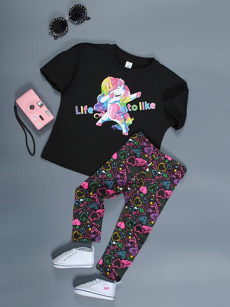 Костюм КФШ-0120-7 р. 104-128 (5 шт/уп), черный ОПТ фото 1