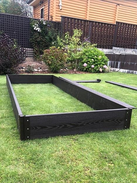 Ограждения из ДПК Вечные Грядки, высота 22,5 см, ширина 1 м, длина 5 м фото 3