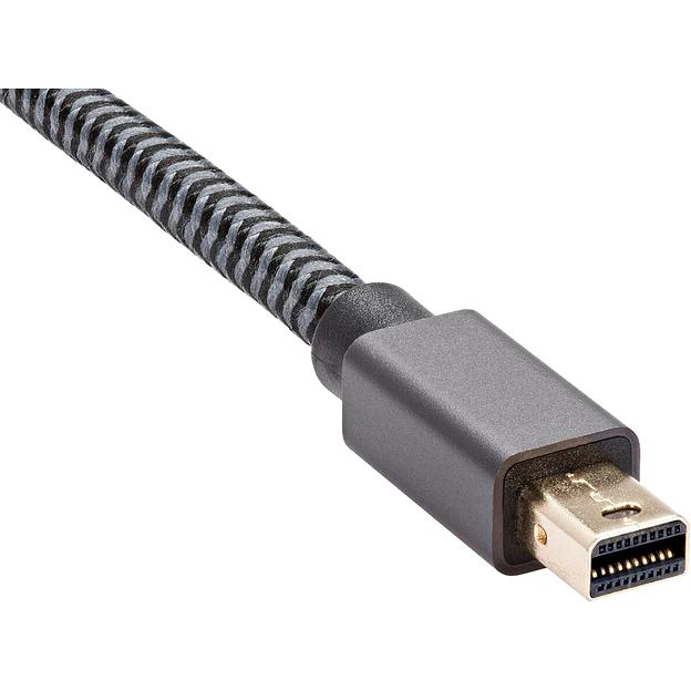 Кабель miniDisplayPort M-> HDMI M 4K@60Hz 1.8m Telecom,оплетка (TA562M-1.8M) VCOM Кабель-переходник Telecom Mini DisplayPort M/HDMI M (TA562M-1.8M) фото 5