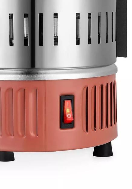 Шашлычница электрическая Kitfort КТ-1407 900Вт нержавеющая сталь/оранжевый фото 8