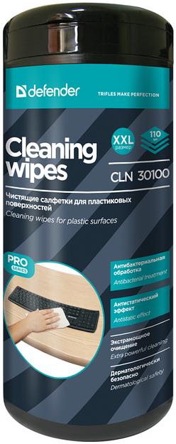 Defender Салфетки для поверхностей CLN 30100 Pro 110 шт,туба,термобонд Defender CLN 30100 Pro 110 шт, туба, термобонд фото 1