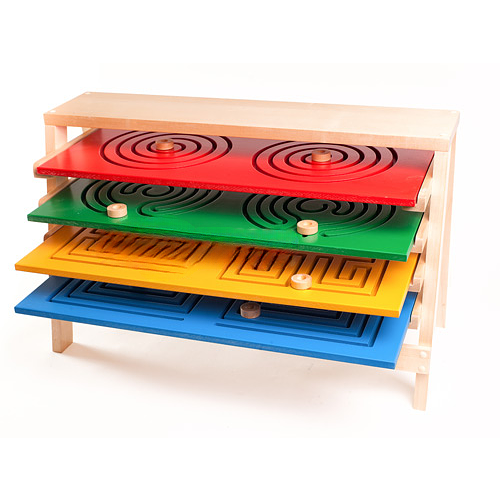 Дидактические лабиринты (упражнения для 2-х рук) 60х30 см фото 1