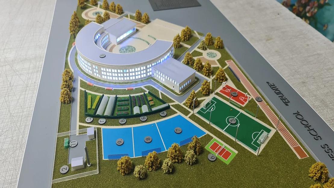 Мини-макет коттеджей, частных домов, вилл, особняков от творческой мастерской «Лотос» г. Астана под заказ фото 4