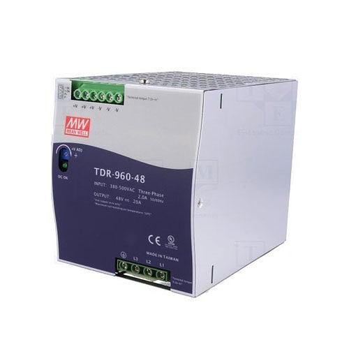 Блок питания на DIN-рейку, 48 В, 20 А, 960 Вт фото 1