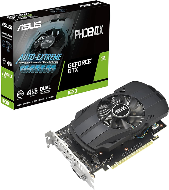 Видеокарта ASUS GeForce GTX1630 4GB PH-GTX1630-4G-EVO фото 1