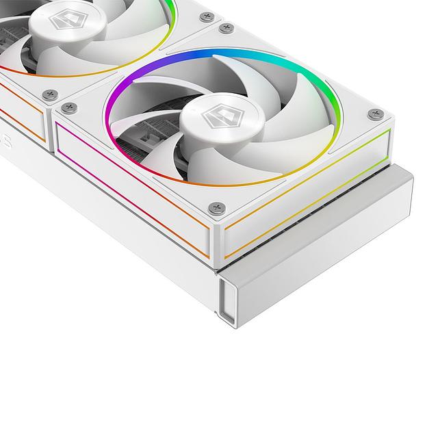 Система водяного охлаждения ID-Cooling SL240 WHITE Soc-AM5/AM4/1151/1200/2066/1700 4-pin 14-30dB Al+Cu 300W LED Ret фото 4