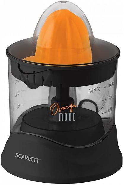 Соковыжималка цитрусовая Scarlett SC-JE50C09 25Вт черный/оранжевый фото 3