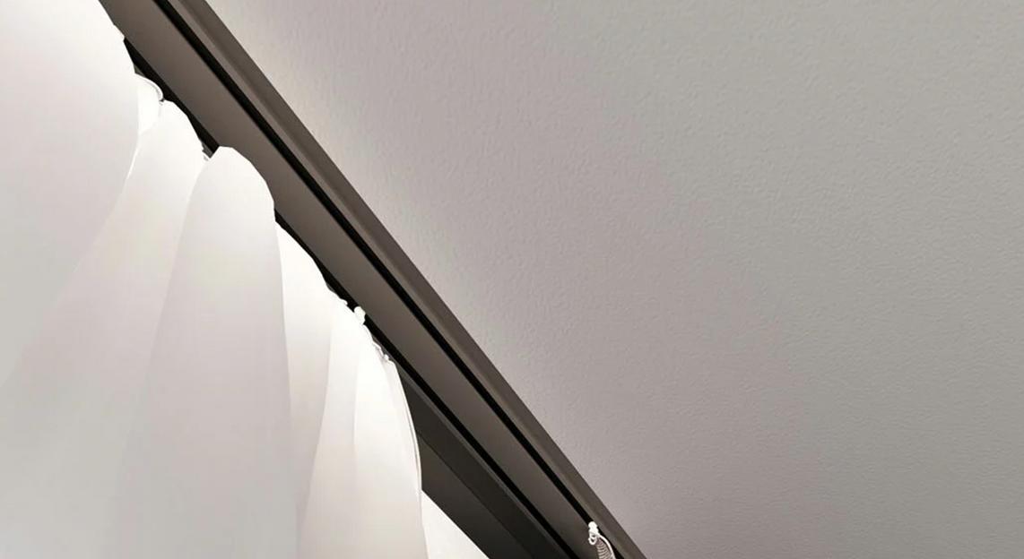 Скрытый карниз FerGipps М 02 с примыканием черный ОПТ фото 4