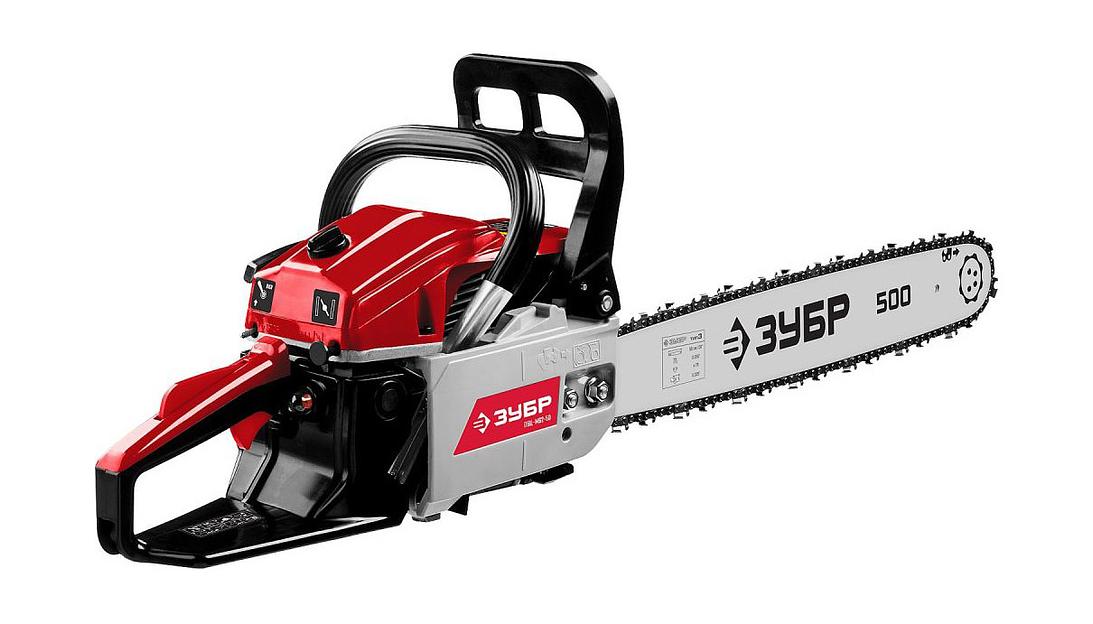 Бензопила Зубр ПБЦ-М62-50 3500Вт 4.8л.с. дл.шин.:20" (50cm) фото 1