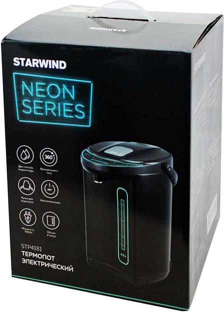 Термопот Starwind STP4181 4л. 750Вт тёмно-серый/бирюзовый фото 4