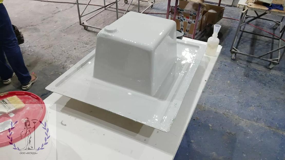 Фигура из стеклопластика «Раковина лабораторная» фото 4