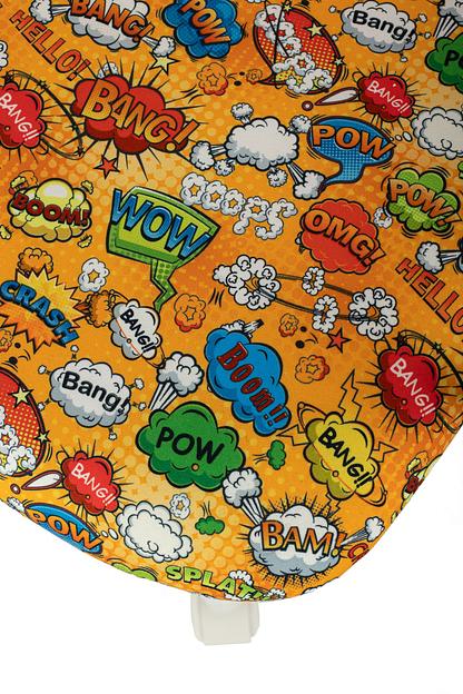 Кресло детское Бюрократ BUROKIDS 1 W оранжевый бэнг крестов. пластик пластик белый фото 6