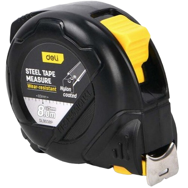 Рулетка Deli DL9008P 8м*25мм фото 1