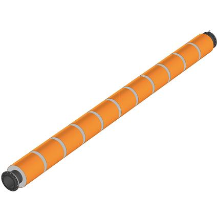 Плавучий трубопровод с мягкими поплавками фото 1