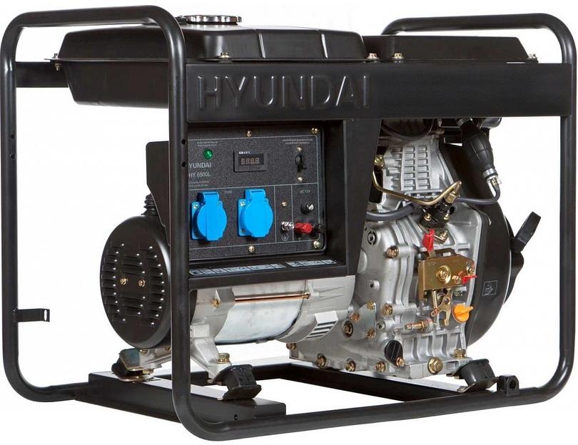 Генератор Hyundai DHY 6500L 5.5кВт фото 1