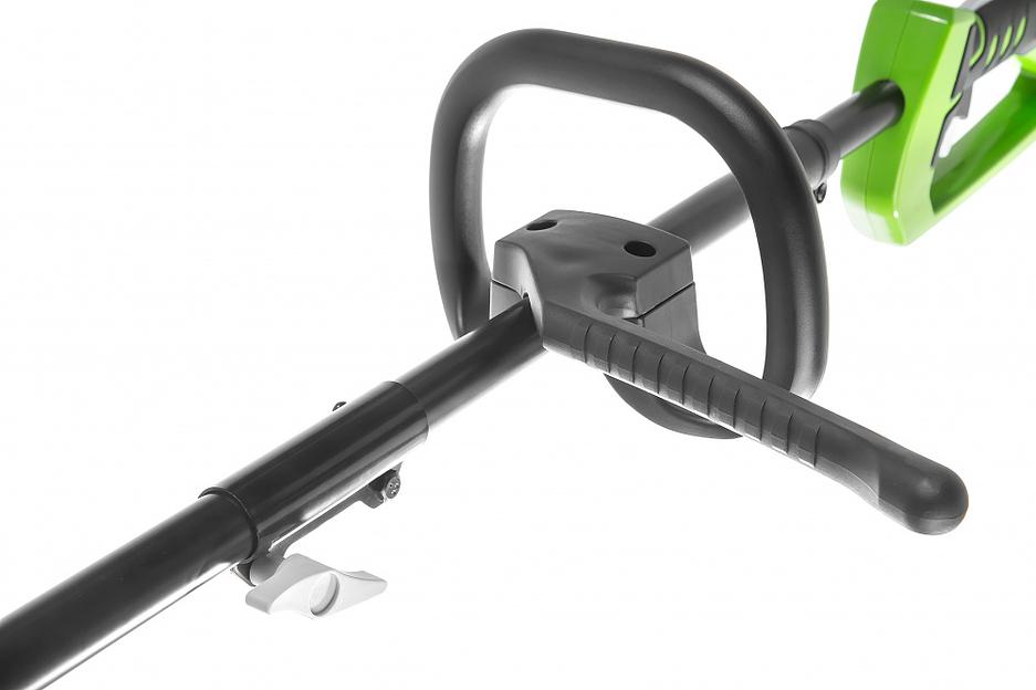 Триммер электрический Greenworks GD40BC аккум. разбор.штан. реж.эл.:леска/нож фото 3