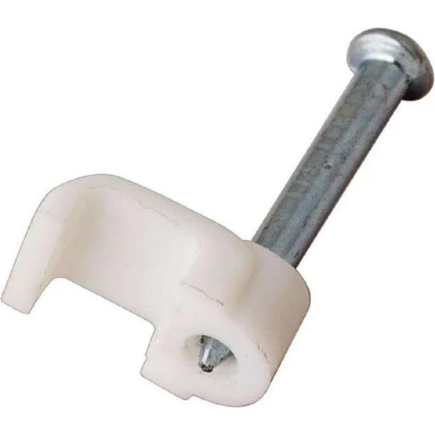 Rexant (07-4212) Крепеж кабеля плоский 12х6 мм, белый (50 шт/уп) фото 1