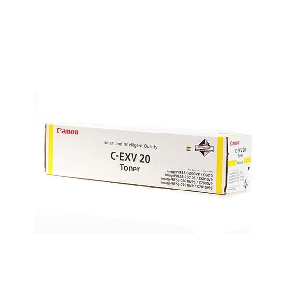 Тонер-картридж Canon C-EXV20 TONER YELLOW для imagePRESS C6000 0439B002AA фото 1