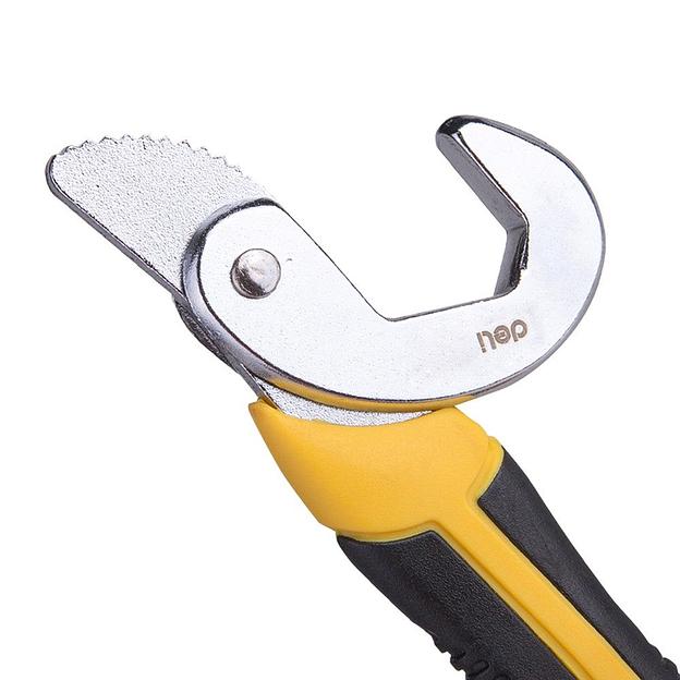 Ключи Deli Набор универсальных самозажимных ключей Deli DL932-2 2шт 9-22мм/23-32мм, двухкомпонентная рукоятка фото 2