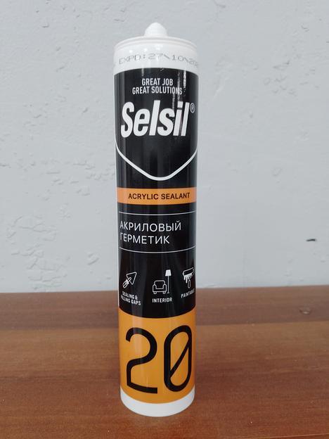 Акриловый герметик Selsil 500гр фото 1