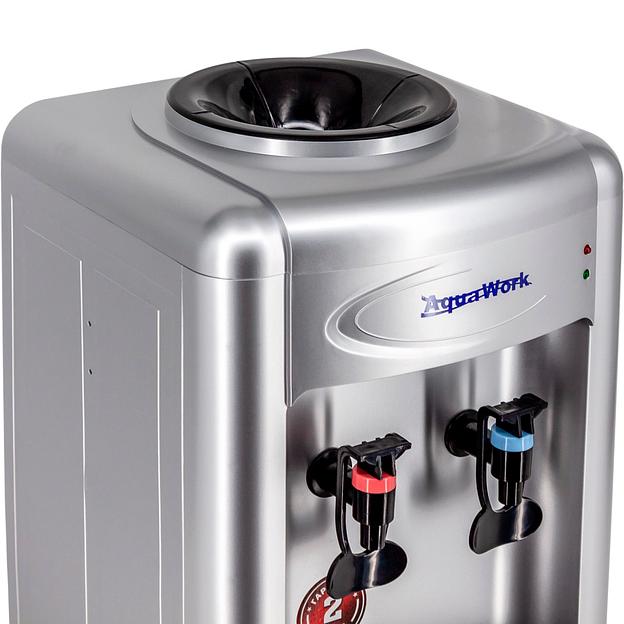 Кулер Aqua Work 0.7-TKR настольный серебристый фото 6