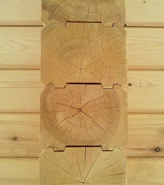 Клееный брус профилированный сосна, ель 180×240×280 см, опт фото 1