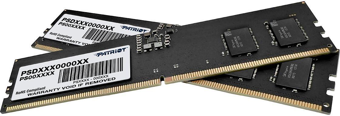 Память DDR5 2x8Gb 4800MHz Patriot PSD516G4800K Signature RTL PC5-38400 CL40 DIMM ECC 288-pin 1.1В фото 4