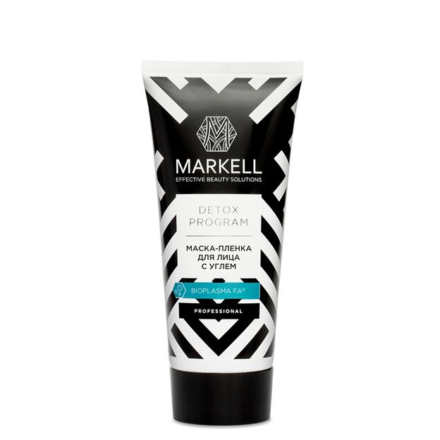 Markell маска-пленка для лица с углем 100мл фото 1