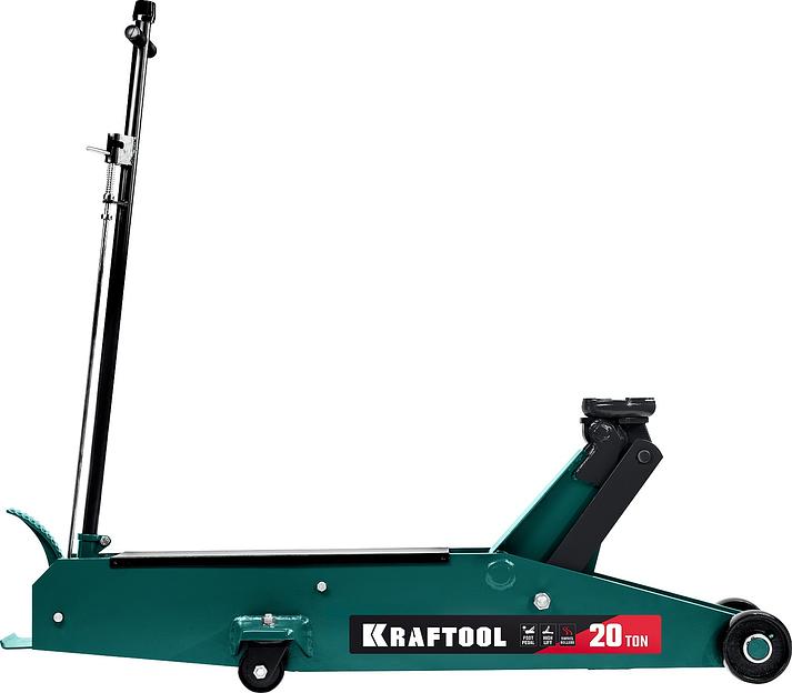 KRAFTOOL HIGH-LIFT, 20 т, 220 - 680 мм, для тяжелой техники, подкатной домкрат (43455-20) фото 6