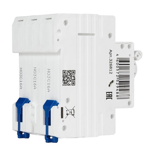 Выключатель автоматический модульный OptiDin BM63-3C16-4.5-УХЛ3 КЭАЗ 326812 фото 4