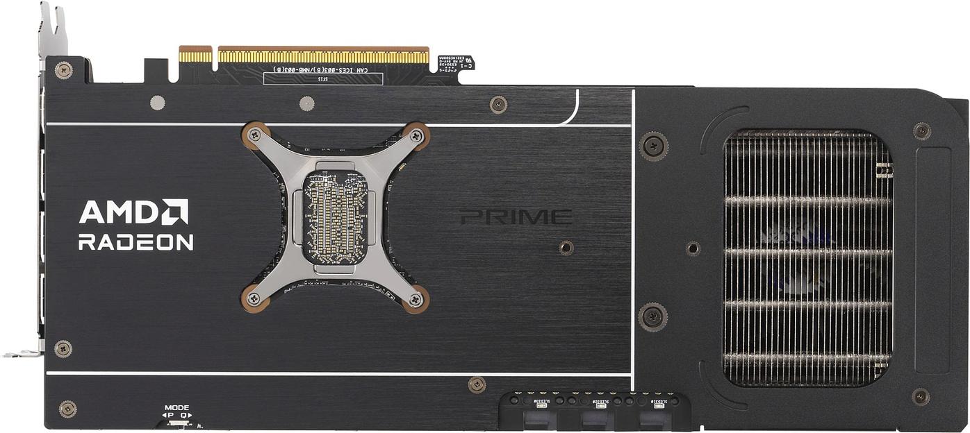 Видеокарта Asus PCI-E PRIME-RX9070XT-O16G AMD Radeon RX 9070XT 16Gb 256bit GDDR6 2175/20000 HDMIx2 DPx2 HDCP Ret фото 6