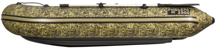 Лодка Ривьера Компакт 2900 НДНД, 2900*1500*420 мм., цвет: камуфляж камыш фото 5