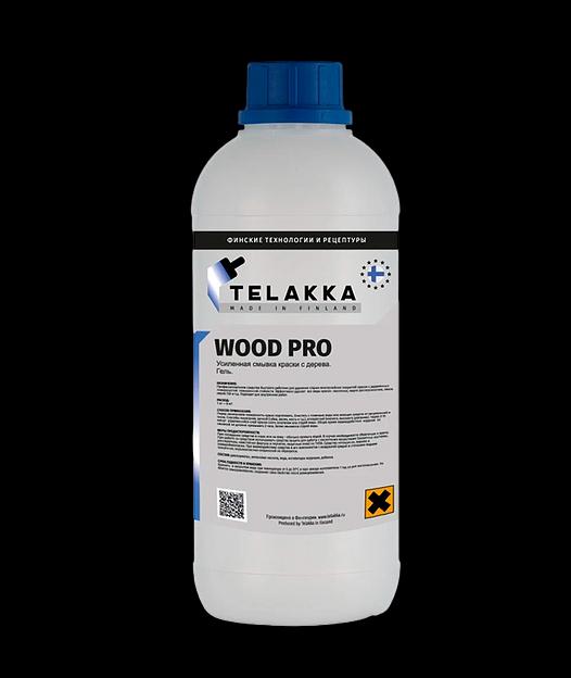 Смывка краски с дерева, масляной, акриловой, эмали усиленная TELAKKA WOOD PRO 1кг фото 1