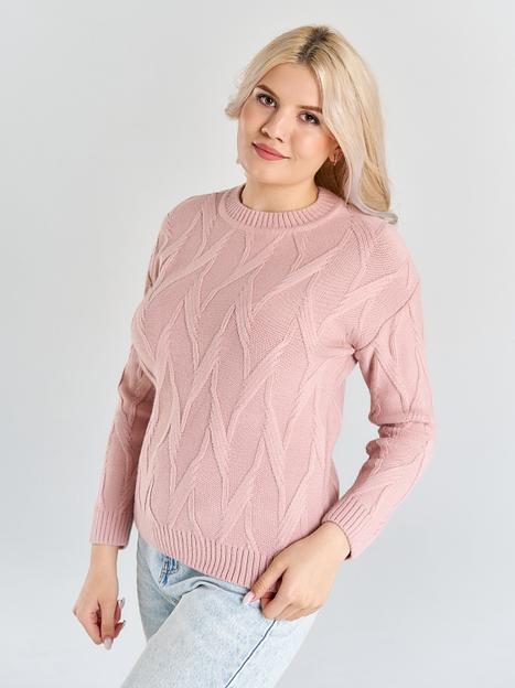 Джемпер женский «Заря» розовый ОПТ фото 5