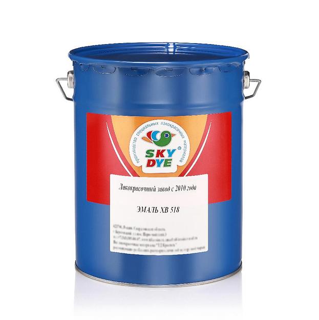 Эмаль ХВ 518 У-1 ТУ 6-10-966-75 опт фото 1