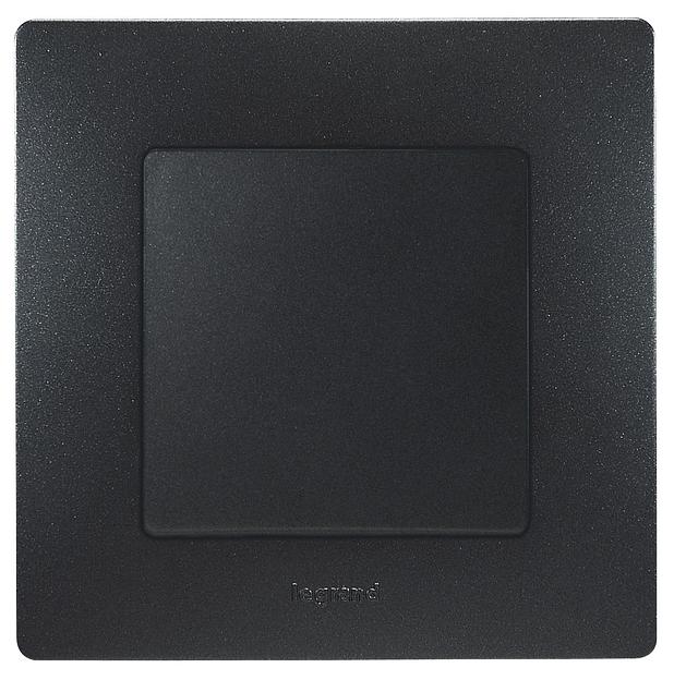 Выключатель одноклавишный, автоматические клеммы, Etika, 10AX, 250В~, антрацит Legrand 672601 фото 8