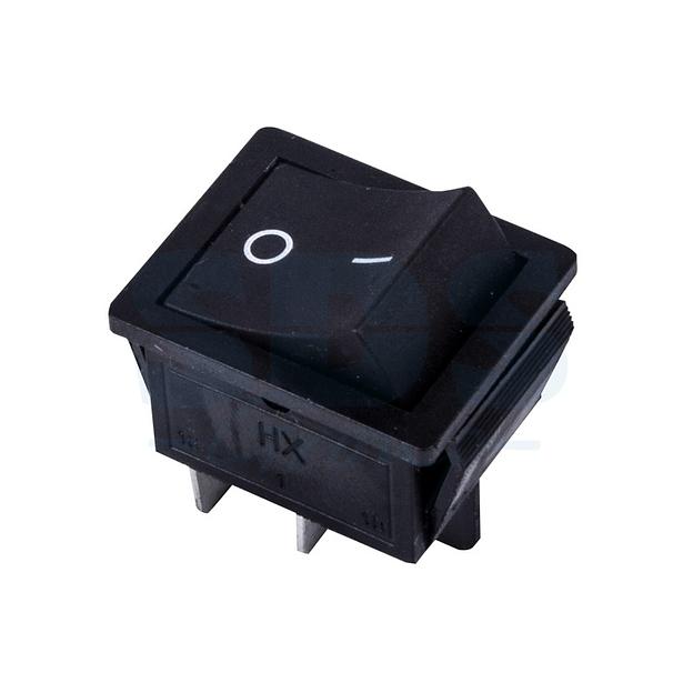 Rexant 36-2380 Выключатель клавишный 250V 15А (4с) (ON)-OFF черный Б/Фикс фото 1