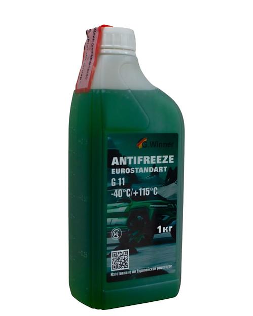 Антифриз зелёный EuroStandart G11 (-40/+115 °C), 1 кг ОПТ фото 1