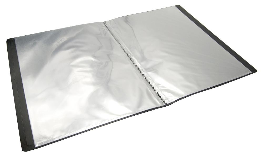 Папка с 20 прозр.вклад. Бюрократ DeLuxe DLV20RED A4 пластик 0.7мм красный фото 2