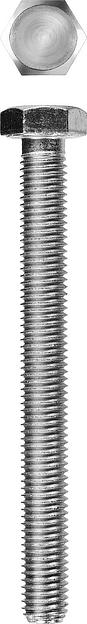 ЗУБР ГОСТ 7798-70, кл. пр. 5.8, M12 х 120 мм, цинк, 5 кг, болт (303080-12-120) фото 1