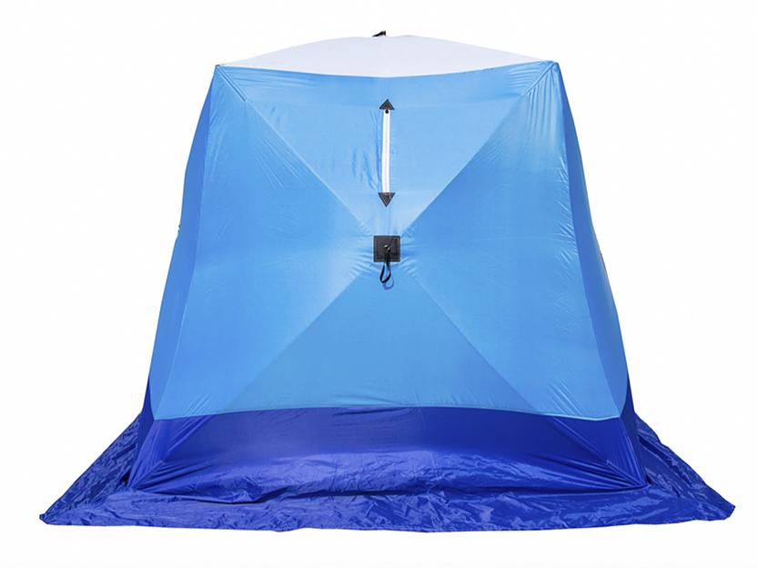 Палатка СТЭК куб 3 long трехслойная (дышащая) 250*220*200 см. фото 3