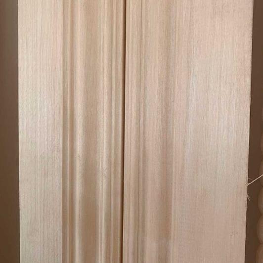 Напольный плинтус деревянный - Осина, 80х16х2000-3000 мм фото 3