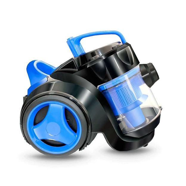 Ginzzu VS420 Пылесос, циклонный фильтр, 2000 Вт, черный/синий фото 1