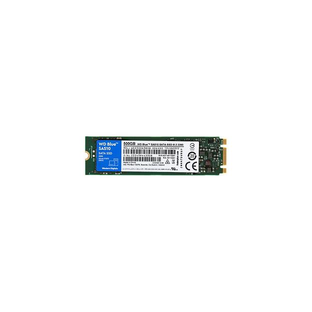 SSD накопитель WD Blue SA510 WDS500G3B0B 500ГБ, M.2 2280, SATA III, M.2 фото 1