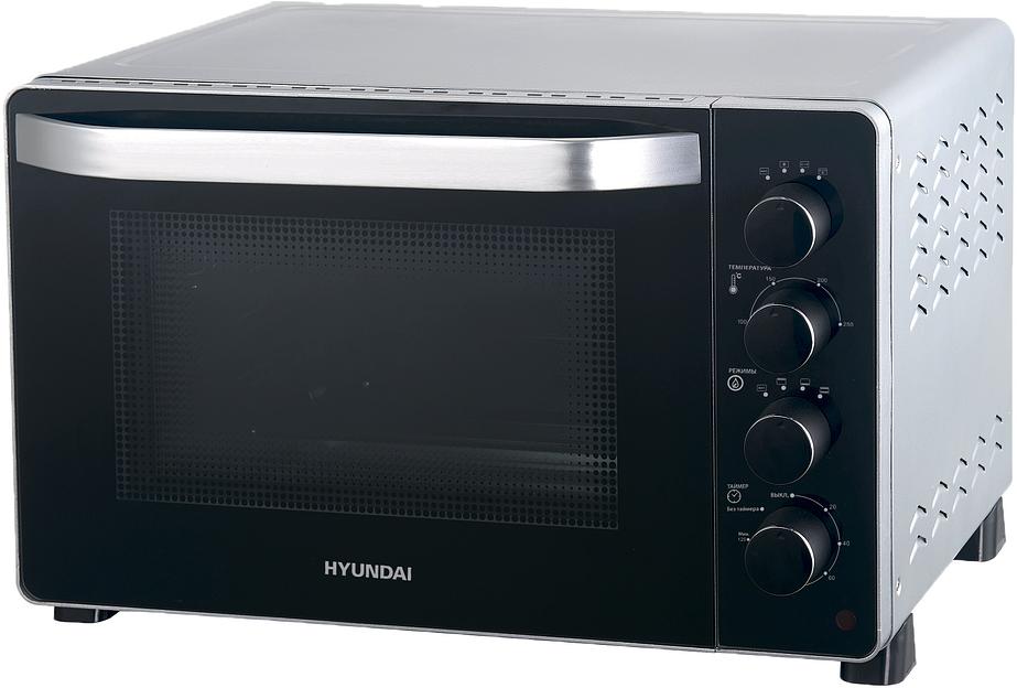 Мини-печь Hyundai MIO-HY081 38л. 2000Вт серебристый/черный фото 1