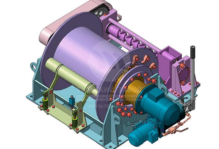 Шахтная подъёмная машина 2Ц-1.2×0.8 фото 2
